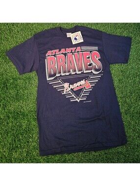 NWT Vintage 1991 Atlanta Braves Graphic T-Shirt Large Deadstock